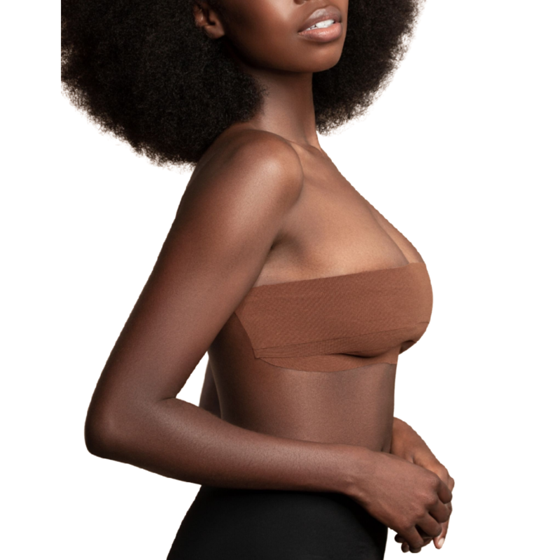 BYE-BRA - BODY CINTA 5 M X 6.5 CM + 3 PARES DE PEZONERAS MARRÓN BYE BRA - TAPES