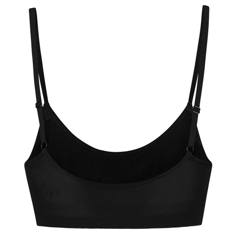 BYE-BRA - MEDIUM CONTROL SUJETADOR SIN COSTURAS NEGRO TALLA XL BYE BRA - BRAS