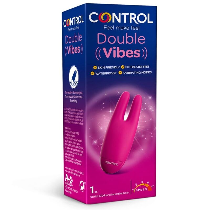 CONTROL - DOUBLE VIBES ESTIMULADOR CONTROL TOYS