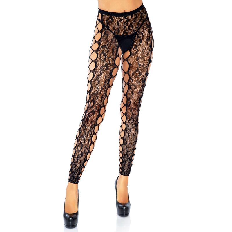 LEG AVENUE - FOOTLESS CROTHLESS TIGHTS ONE SIZE LEG AVENUE HOSIERY