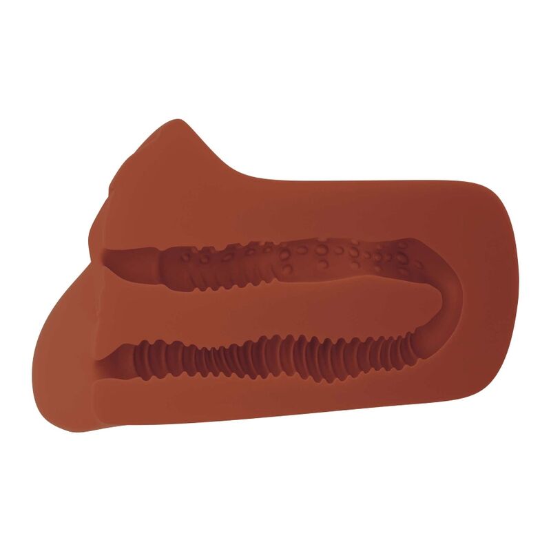 PDX PLUS - PICK YOUR PLEASURE MASTURBADOR DOBLE MARRÓN PDX PLUS+