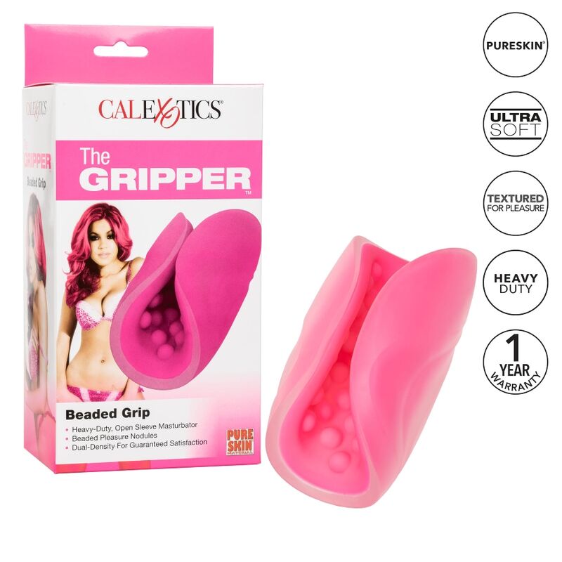 CALEXOTICS - BEADED GRIP MASTURBADOR TEXTURADO CALEXOTICS