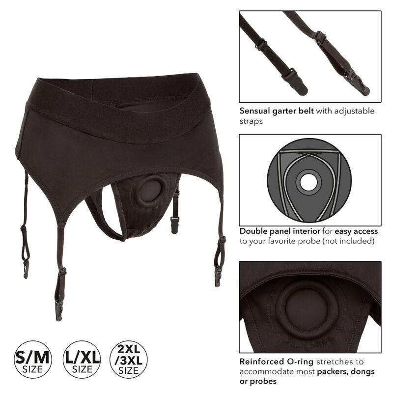 CALEXOTICS - BOUNDLESS ARNÉS TANGA CON LIGUERO S/M CALEXOTICS