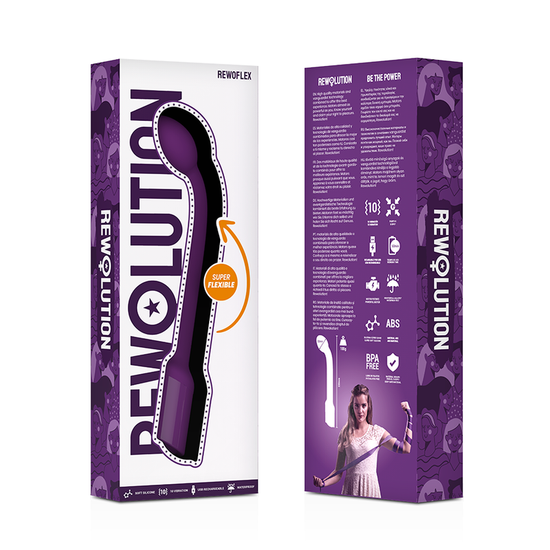REWOLUTION - REWOFLEX VIBRADOR ESTIMULADOR PUNTO G FLEXIBLE REWOLUTION