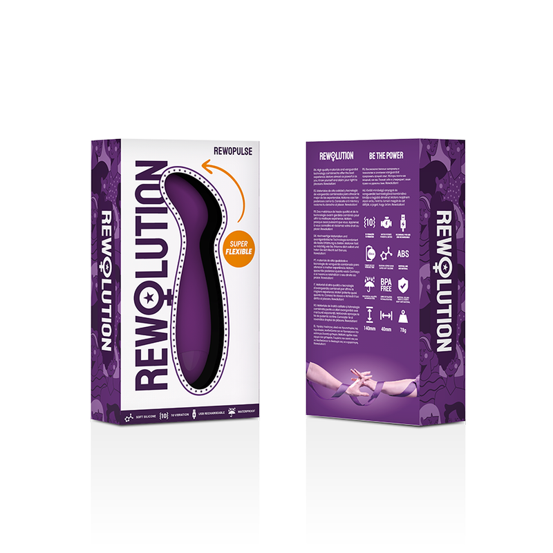 REWOLUTION - REWOPULSE VIBRADOR FLEXIBLE ESTIMULADOR PUNTO G REWOLUTION