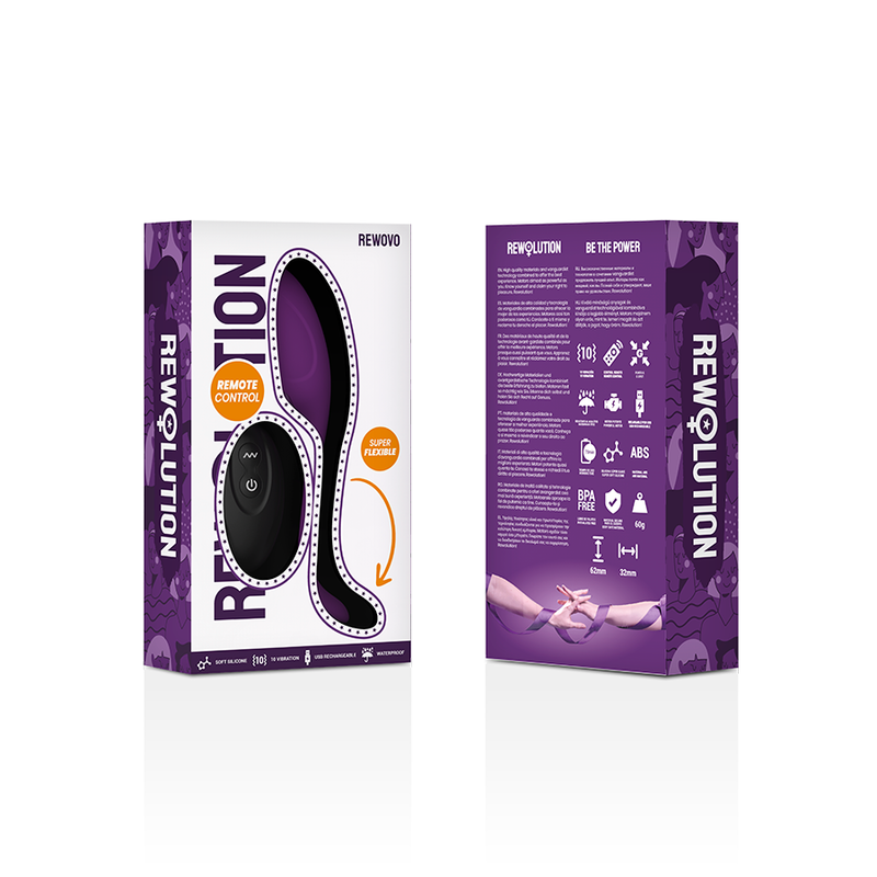 REWOLUTION - REWOVO HUEVO VIBRADOR CONTROL REMOTO REWOLUTION