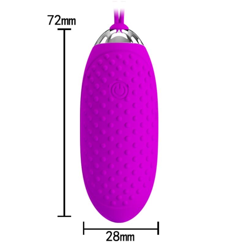 PRETTY LOVE - JOANNA HUEVO VIBRADOR CONTROL REMOTO 12 MODOS PRETTY LOVE SMART