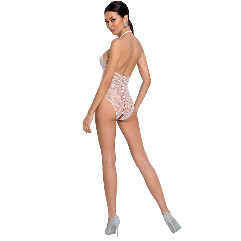 PASSION - WOMAN BS087 BODYSTOCKING BLANCO TALLA ÚNICA PASSION WOMAN