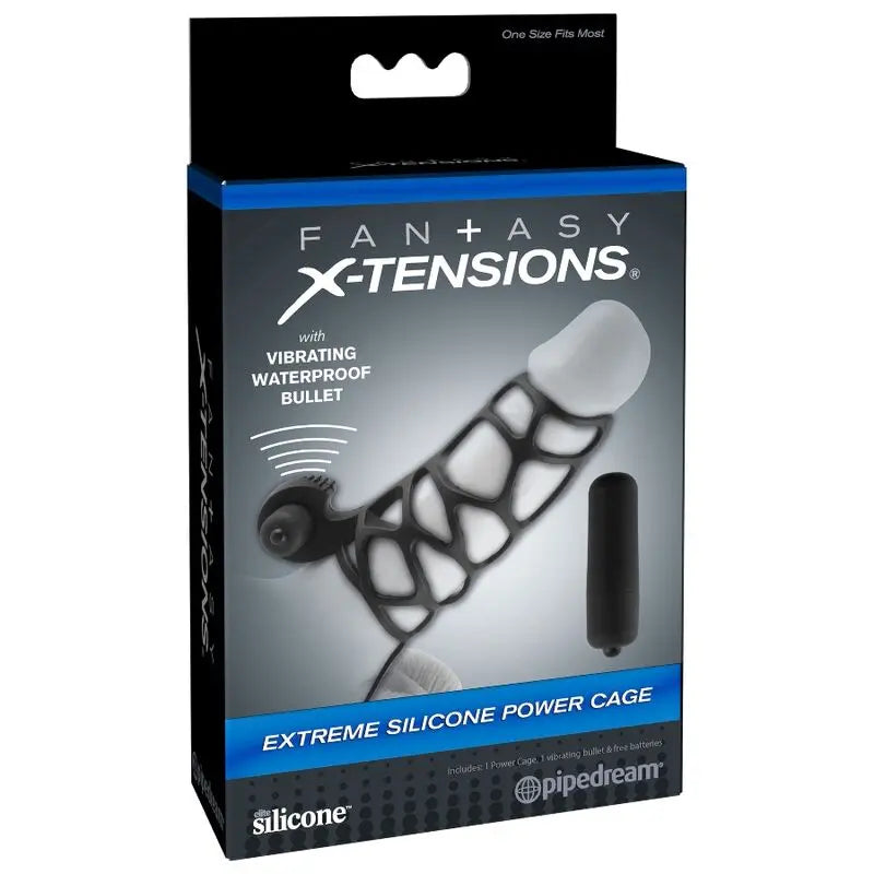 FANTASY X- TENSIONS - FUNDA PARA EL PENE DE SILICONA CON VIBRADOR FANTASY X-TENSIONS