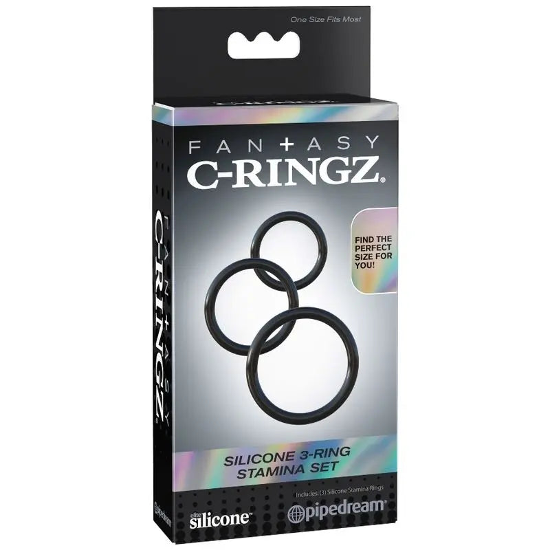 FANTASY C-RINGZ - SET ANILLAS SILICONA STAMINA FANTASY C-RINGZ