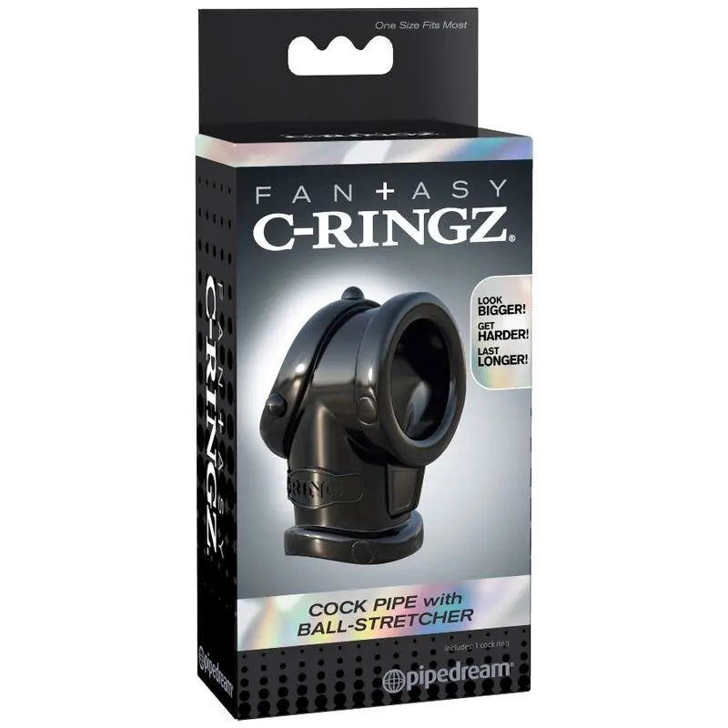 FANTASY C-RINGZ - COCK PIPE WITH BALL STRECH FANTASY C-RINGZ