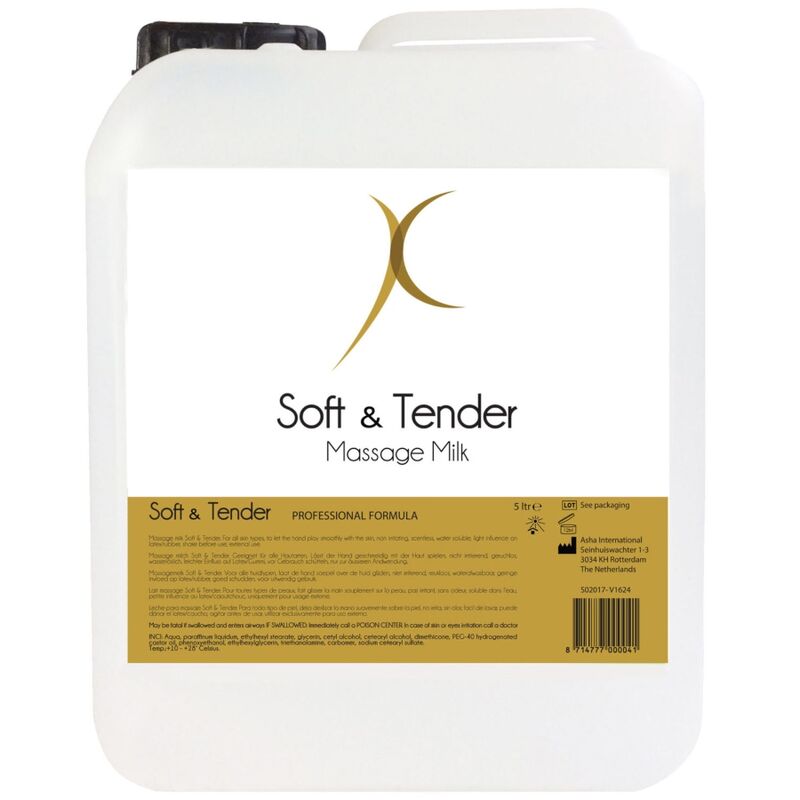 SOFT AND TENDER - CREMA BODYMILK DE MASAJE 5000 ML SOFT AND TENDER