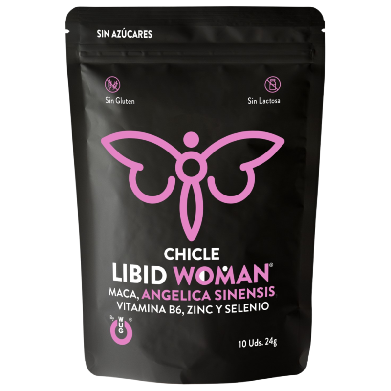 WUG SEX SENSE - LIBID WOMAN CHICLE AUMENTO LIBIDO MUJER 10 UNIDADES WUG SEX SENSE