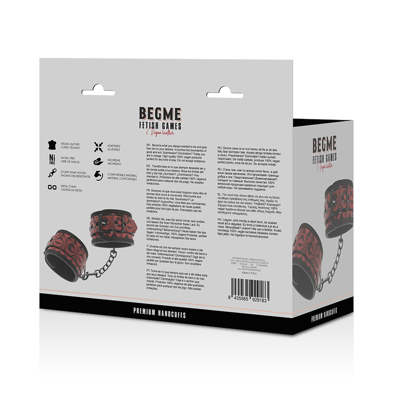 BEGME - RED EDITION ESPOSAS PARA MANOS CON FORRO DE NEOPRENO BEGME RED EDITION