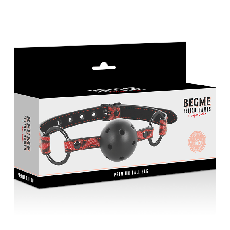 BEGME - RED EDITION MORDAZA CUERO VEGANO BEGME RED EDITION