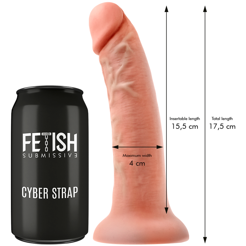 FETISH SUBMISSIVE CYBER STRAP - ARNÉS CON DILDO CONTROL REMOTO TECNOLOGÍA WATCHME S FETISH SUBMISSIVE CYBER STRAP