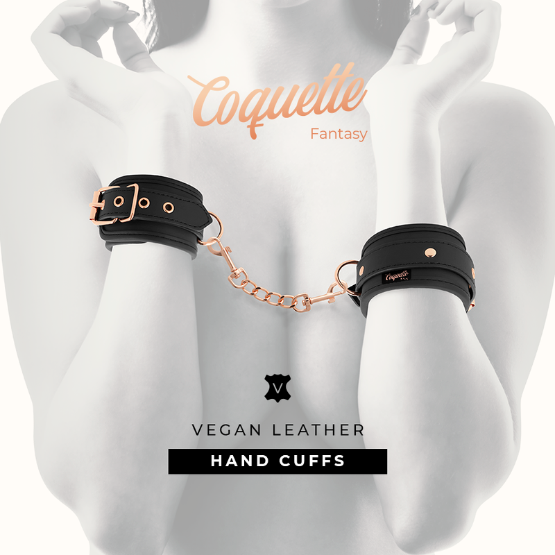 COQUETTE CHIC DESIRE - FANTASY ESPOSAS PARA MANOS CUERO VEGANO CON FORRO DE NOPRENO COQUETTE FANTASY