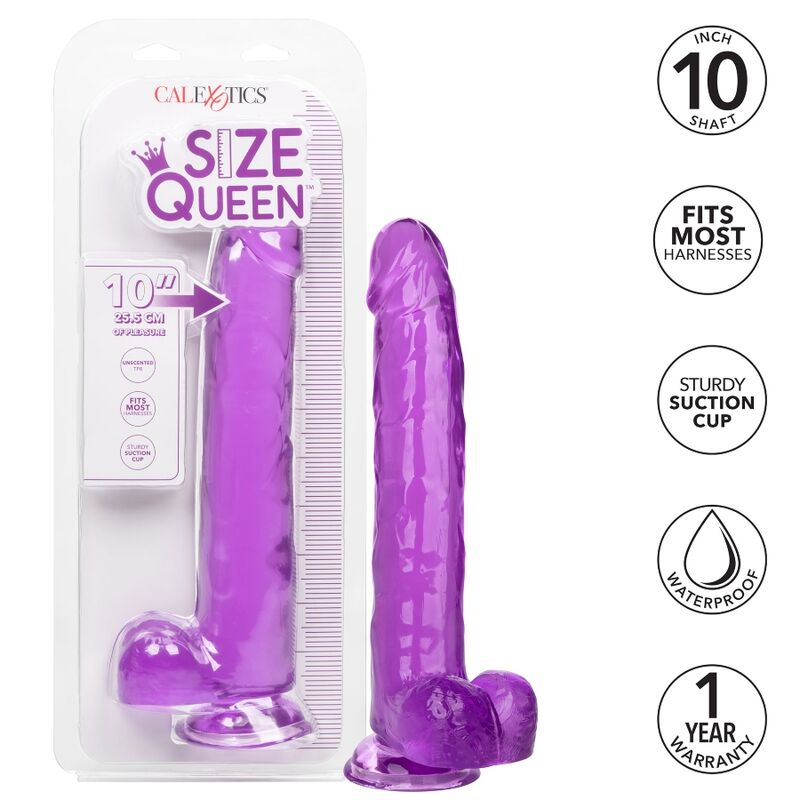 CALEXOTICS - SIZE QUEEN DILDO LILA 25.5 CM CALEXOTICS