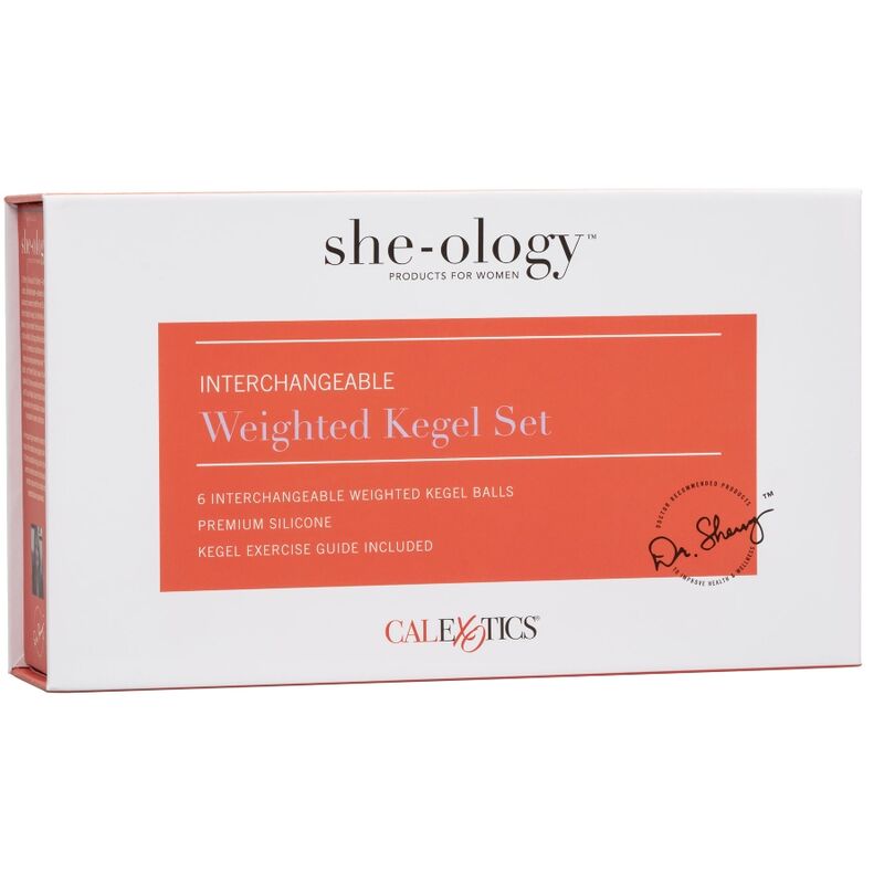CALEXOTICS - SHE-OLOGY SET BOLAS KEGEL INTERCAMBIABLES CALEXOTICS
