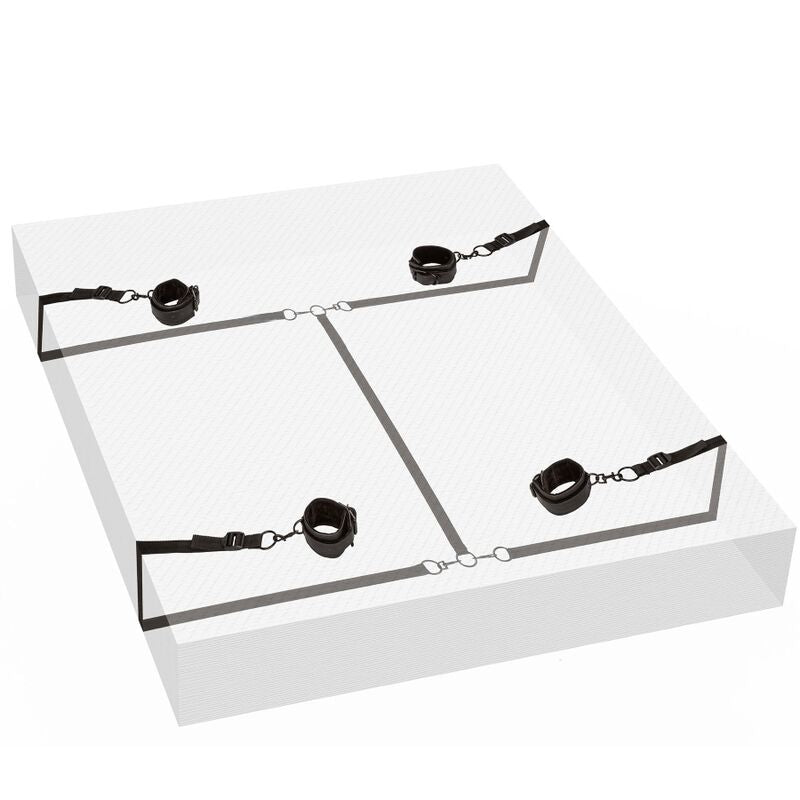 CALEXOTICS - BOUNDLESS RED RESTRAINT SET RESTRICCION CAMA CALEXOTICS