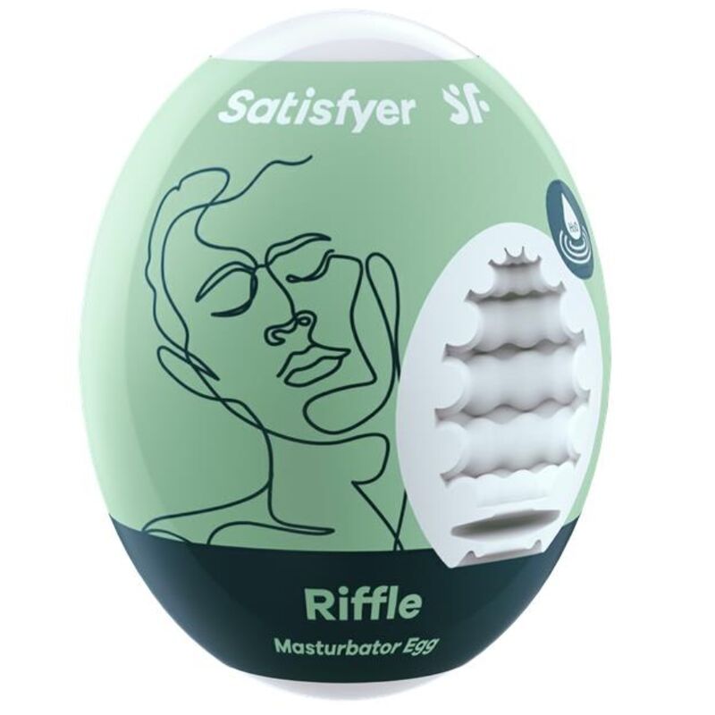 SATISFYER - RIFFLE HUEVO MASTUBADOR SATISFYER EGGS