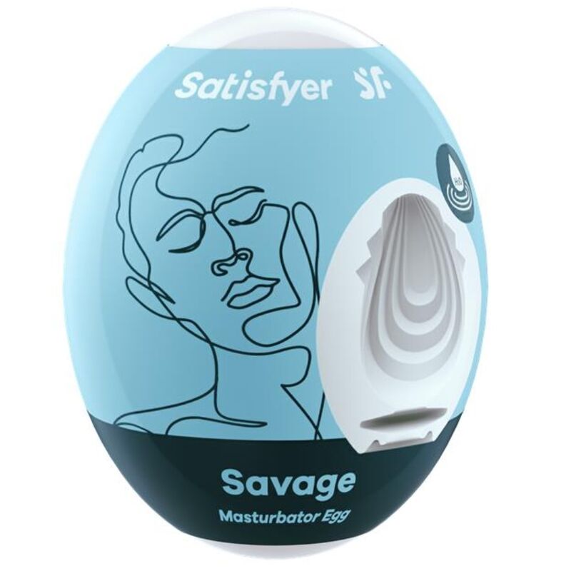SATISFYER - SAVAGE HUEVO MASTURBADOR SATISFYER EGGS