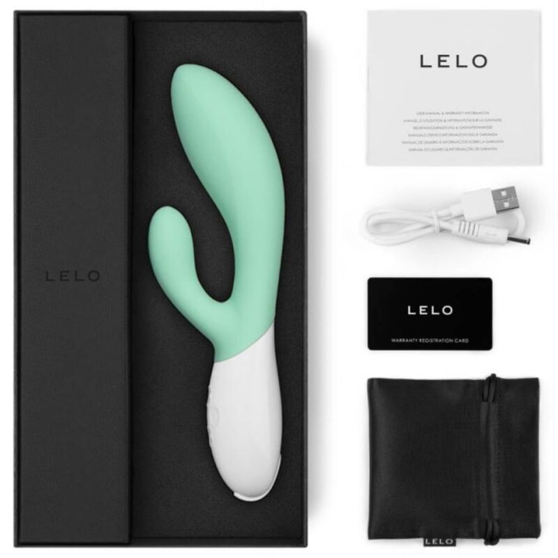 LELO - INA 3 VERDE VIBRADOR RABBIT LUJO VERDE AGUA LELO