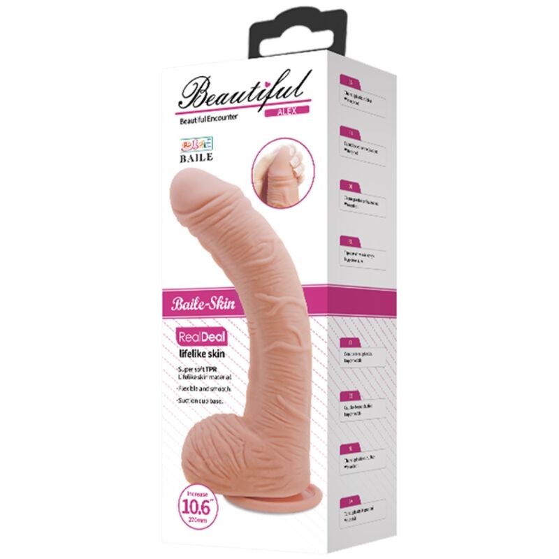 BAILE - ALEX DILDO PIEL REALISTA 27 CM BAILE DILDOS