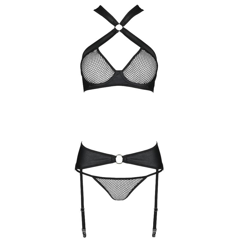 PASSION - AMANDA SET CUERO ECOLOGICO S/M PASSION WOMAN SETS