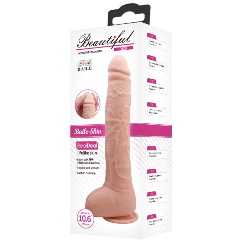 BAILE - DILDO REALISTICO FLEXIBLE BAILE DILDOS