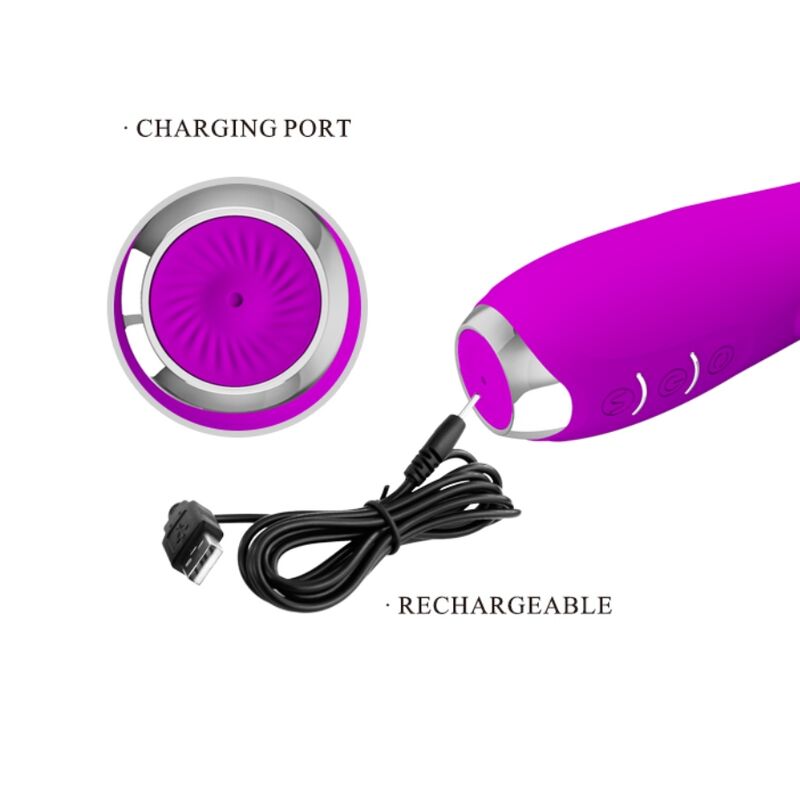PRETTY LOVE - MOLLY VIBRADOR CON ROTACION RECARGABLE PRETTY LOVE