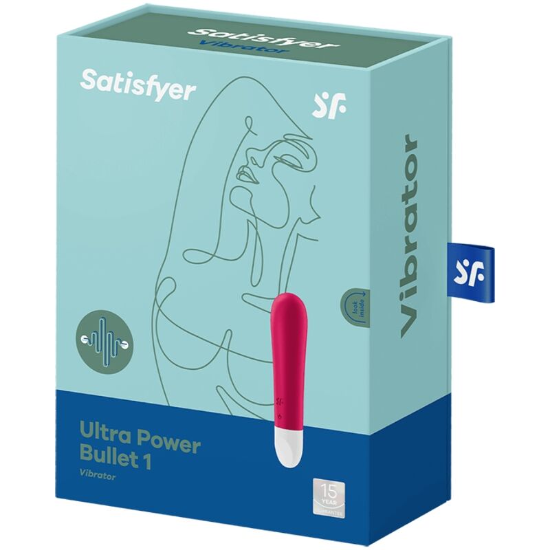 SATISFYER - ULTRA POWER BULLET 1 BALA VIBRADORA ROJA SATISFYER VIBRATOR