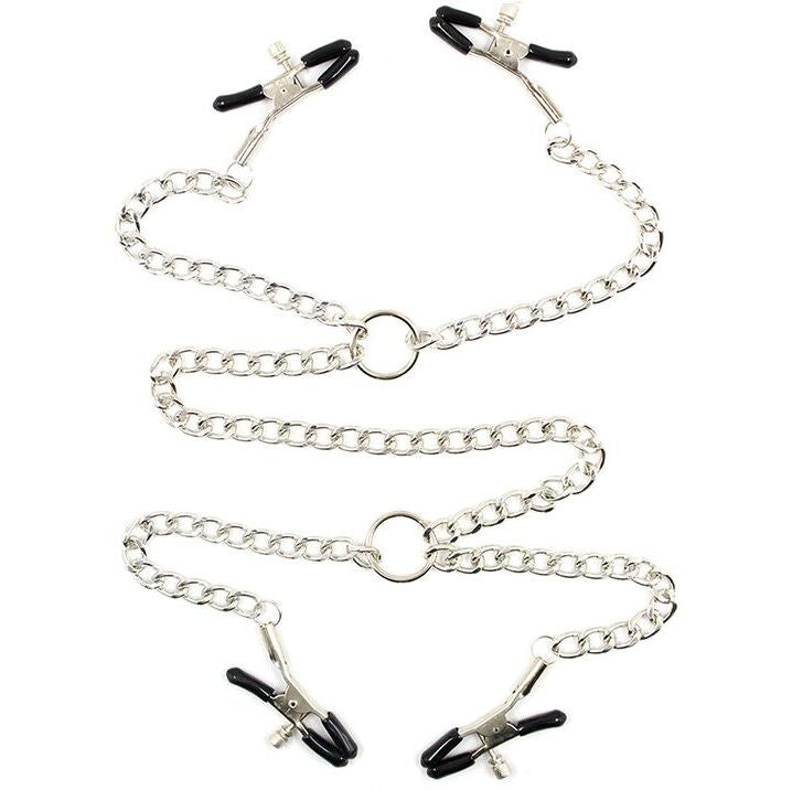 OHMAMA FETISH - 4 PINZAS PEZONES CON CADENAS OHMAMA FETISH