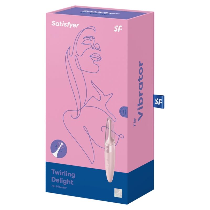 SATISFYER - TWIRLING DELIGHT ESTIMULADOR CLITORIS ROSA SATISFYER VIBRATOR