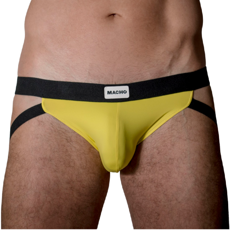 MACHO - MX22V SUSPENSORIO VERDE L/XL MACHO UNDERWEAR