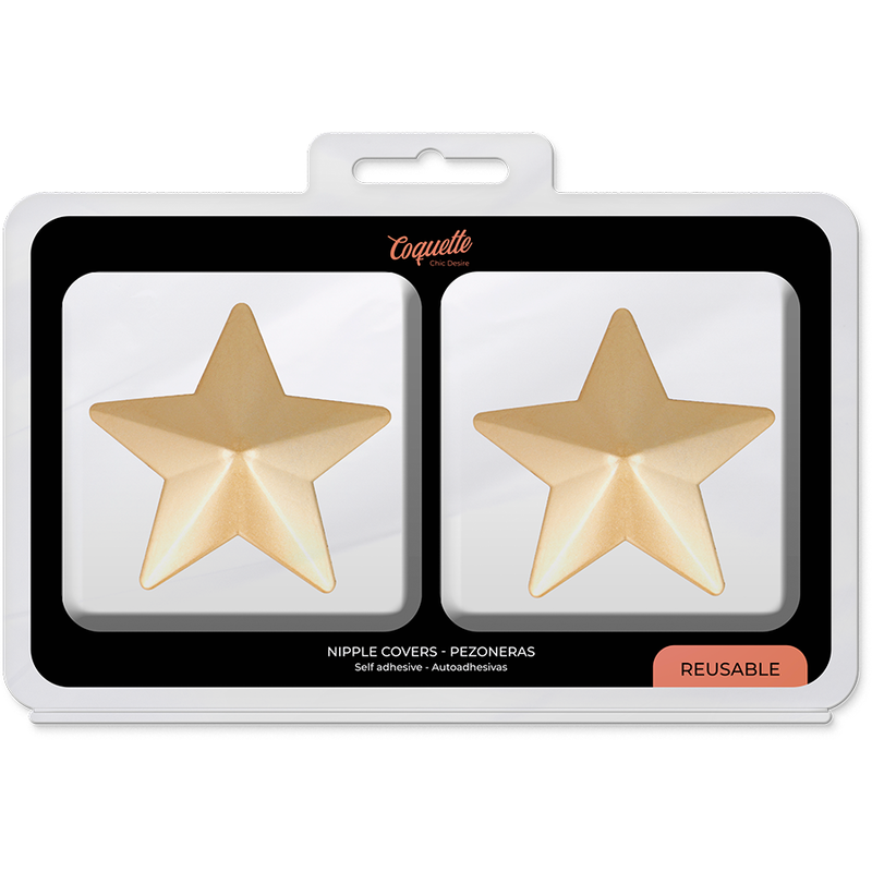 COQUETTE CHIC DESIRE - CUBRE PEZONES METAL ESTRELLAS COQUETTE ACCESSORIES