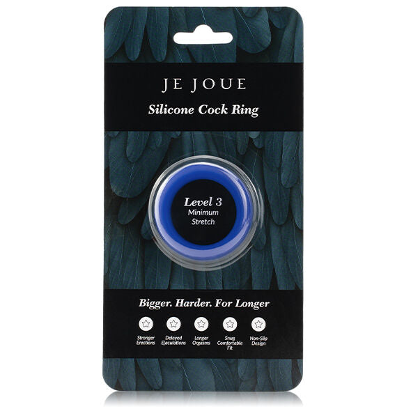 JE JOUE - ANILLO SILICONA AZUL - ESTRANGULAMIENTO MINIMO JE JOUE