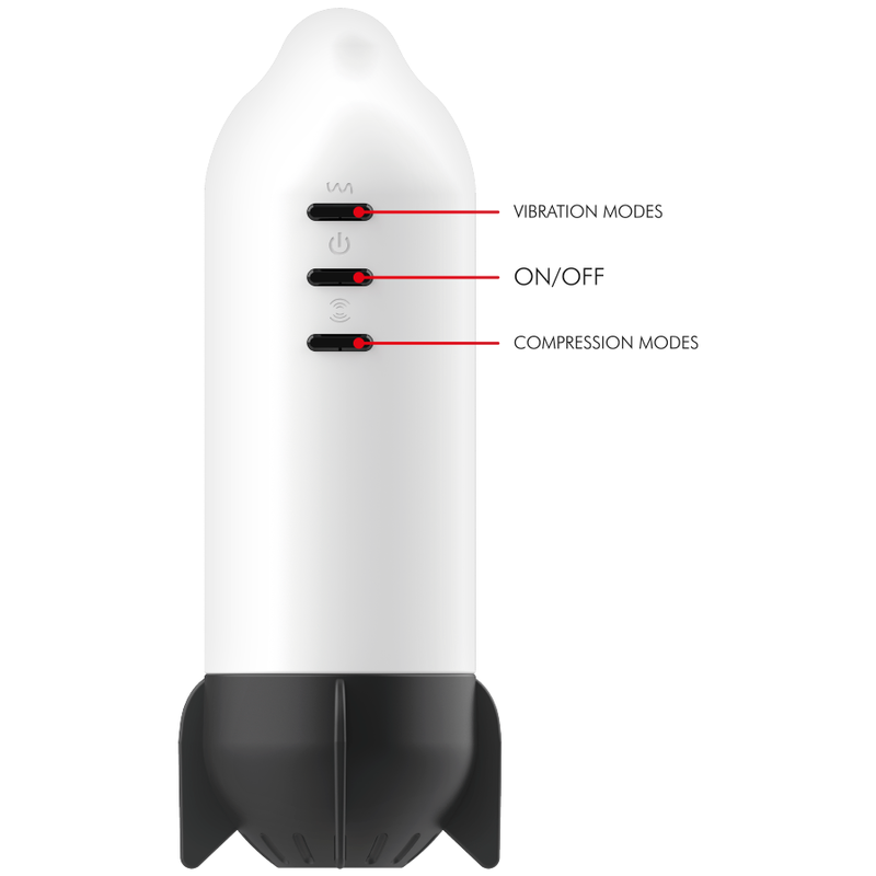 JAMYJOB - ROCKET MASTURBADOR TECNOLOGÍA SOFT COMPRESSION Y VIBRACIÓN JAMYJOB