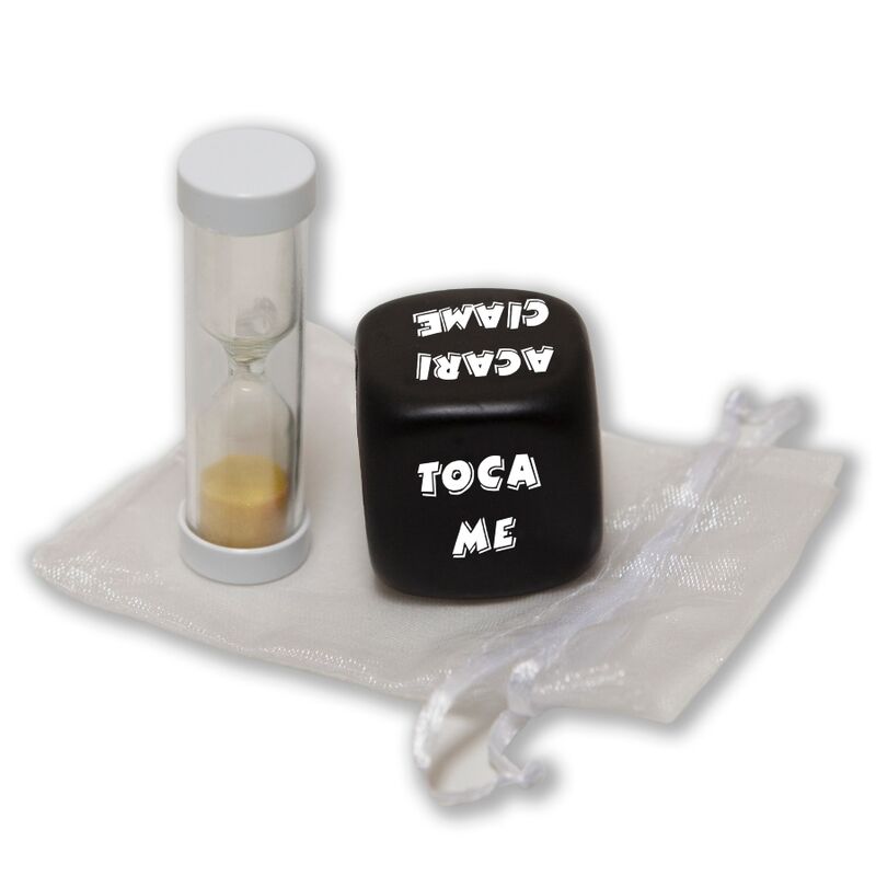 DIABLO PICANTE - DADO DE ACCIÓN CON RELOJ DE ARENA DIABLO PICANTE