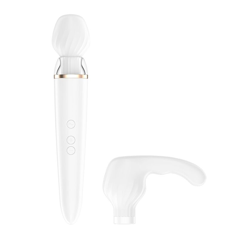 SATISFYER - DOUBLE WANDER APP BLANCO SATISFYER WAND