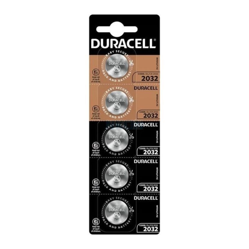 DURACELL - PILA BOTON LITIO CR2032 3V BLISTER*5 DURACELL