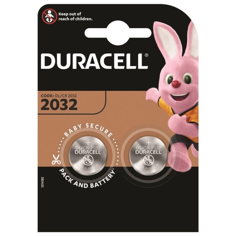 DURACELL - PILA BOTON LITIO CR2032 3V BLISTER*2 DURACELL
