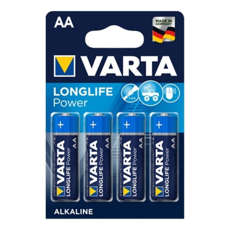 VARTA - LONGLIFE POWER PILA ALCALINA AA LR6 BLISTER*4 VARTA