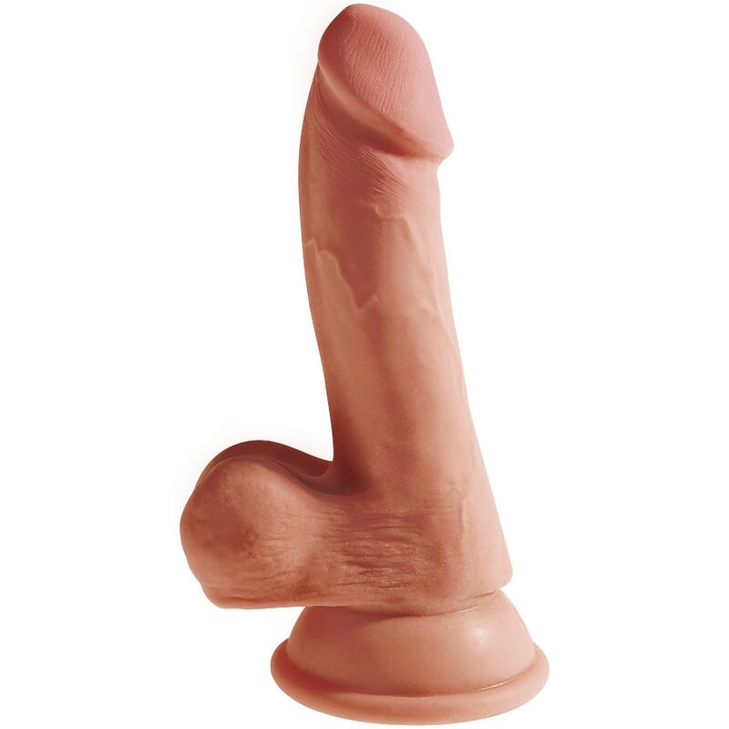 KING COCK - PLUS 3D DILDO CON TESTÍCULOS 17 CM KING COCK PLUS