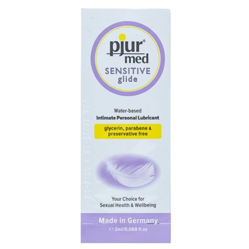 PJUR - MED SENSITIVE GLIDE LUBRICANTE BASE AGUA 2 ML PJUR