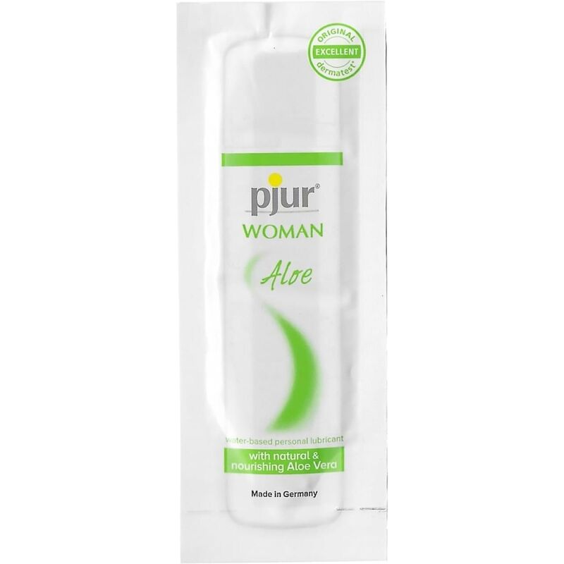 PJUR - WOMAN ALOE LUBRICANTE BASE AGUA 2 ML PJUR