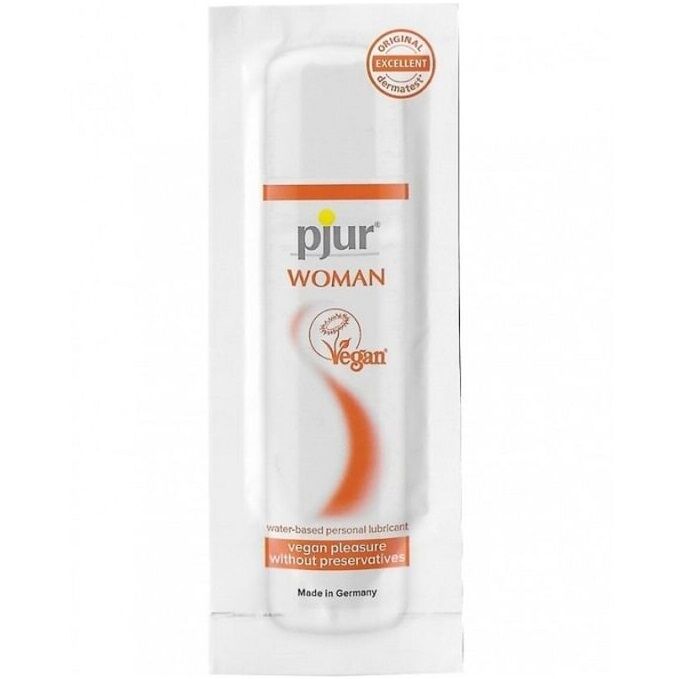 PJUR - WOMAN VEGAN LUBRICANTE BASE AGUA 2 ML PJUR