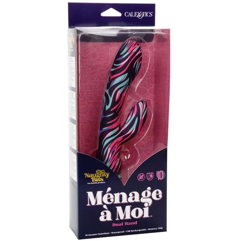 CALEXOTICS - VIBRADOR MENAGE A MOI DUAL WAND CALEXOTICS