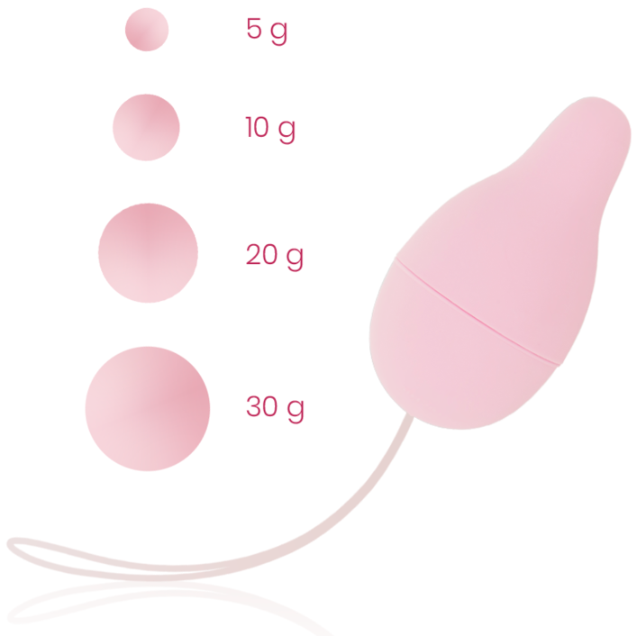 OHMAMA - DESARROLLADOR SUELO PELVICO KEGEL SISTEMA DE PESOS OHMAMA SET