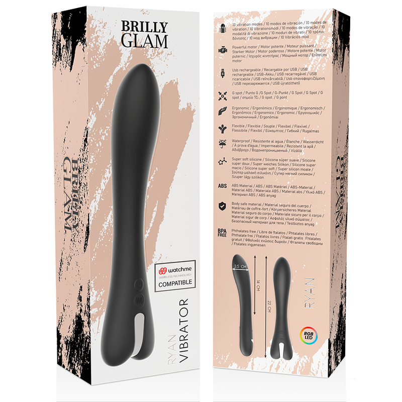 BRILLY GLAM - RYAN VIBRADOR COMPATIBLE CON WATCHME WIRELESS TECHNOLOGY BRILLY GLAM